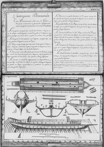 Construction of a galley, fourteenth demonstration, plate 15, illustration from 